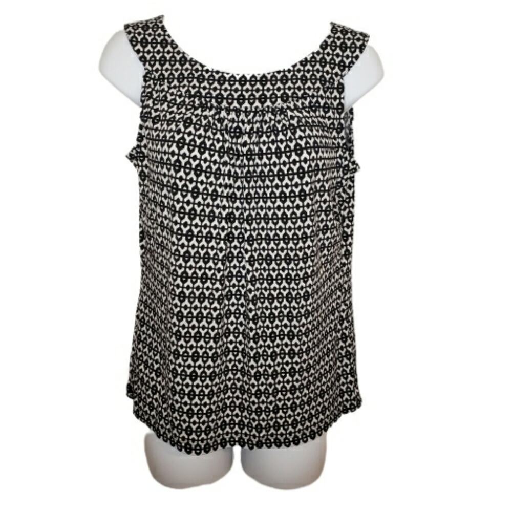 Calvin Klein Geometric Print Sleeveless Top NWOT